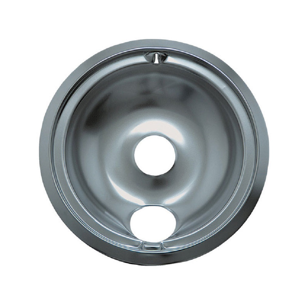 Range Kleen 119A Steel Drip Pan, Silver, 6 in x 6 in