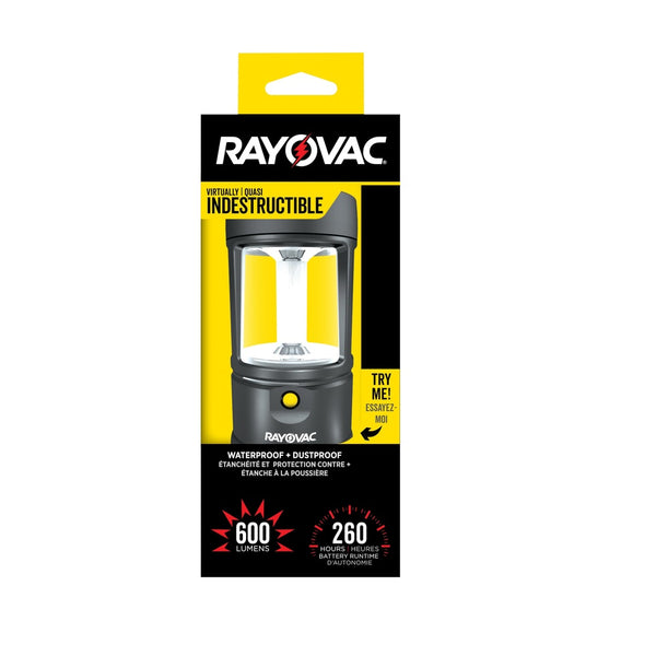 Rayovac DIYLN3D-BXB Workhorse Virtually Indestructible LED Lantern, Black