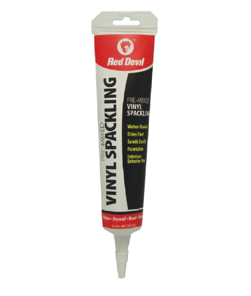 Red Devil 0615 Pre-Mixed Vinyl Spackling, White