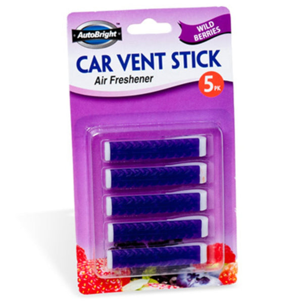 Regent 3303 Auto Bright Vent Stick Car Air Freshener, Wild Berries