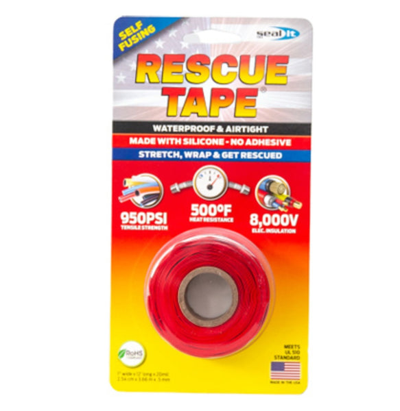 Rescue Tape RT12012BRE Silicone Repair Tape, 1 Inch x 12 Feet
