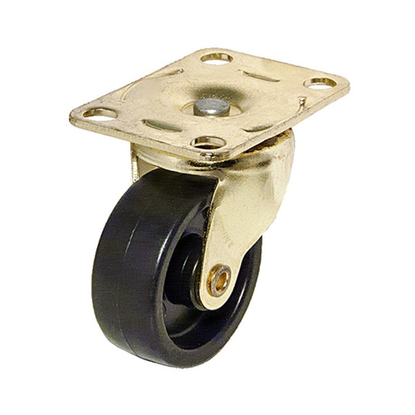 Richelieu F24405TV Furniture Wheel Caster, 1-5/8", Black