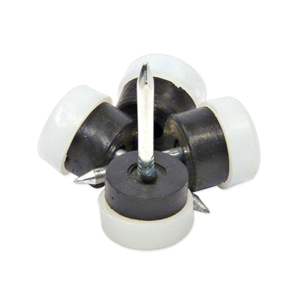 Richelieu America F32029TV Nail On Cushioned Glides, 5/8", White