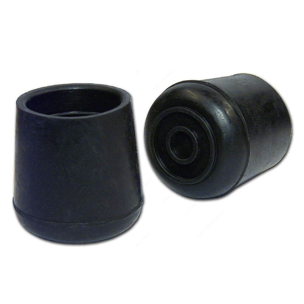 Richelieu America F32098TV Rubber Leg Tip, 1.5", Black