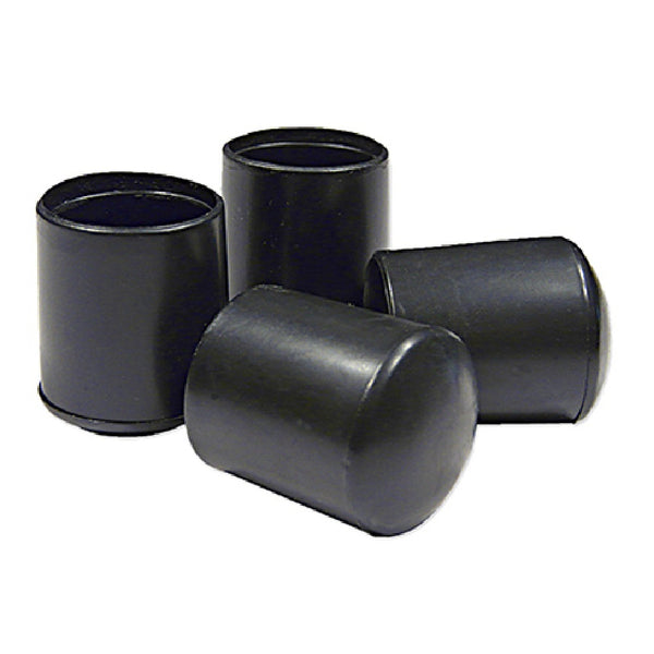 Richelieu America F32006TV Vinyl Leg Tip, 3/4", Black