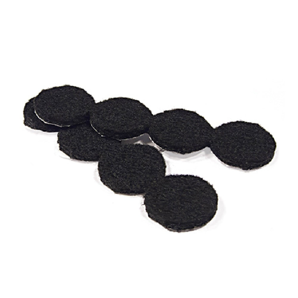 Richelieu America 93525TV Heavy Duty Self Adhesive Felt Pads, 1", Black