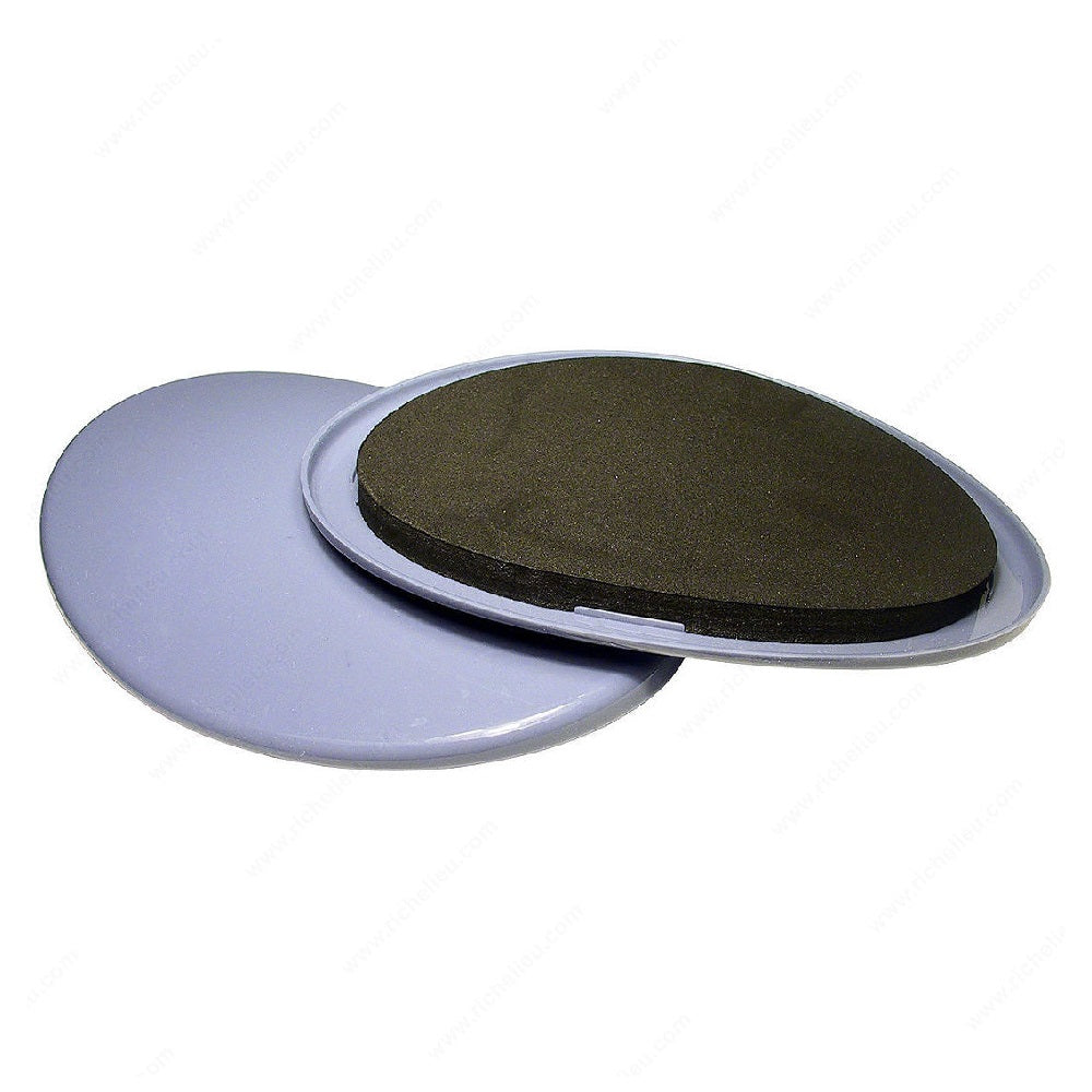 Richelieu America 23304TV Oval Ultra-Sliding Glides, Gray