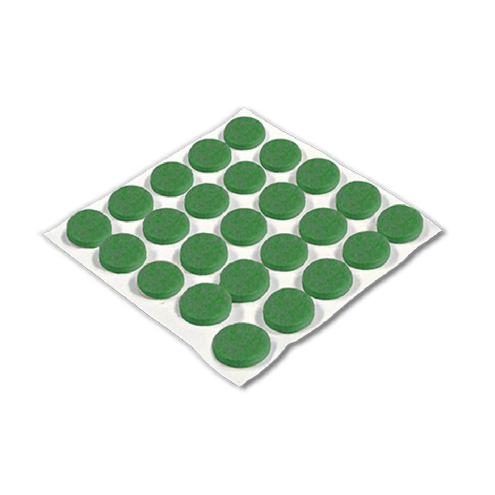 Richelieu America 23604TV Self Adhesive Felt Bumpers, 3/8", Green