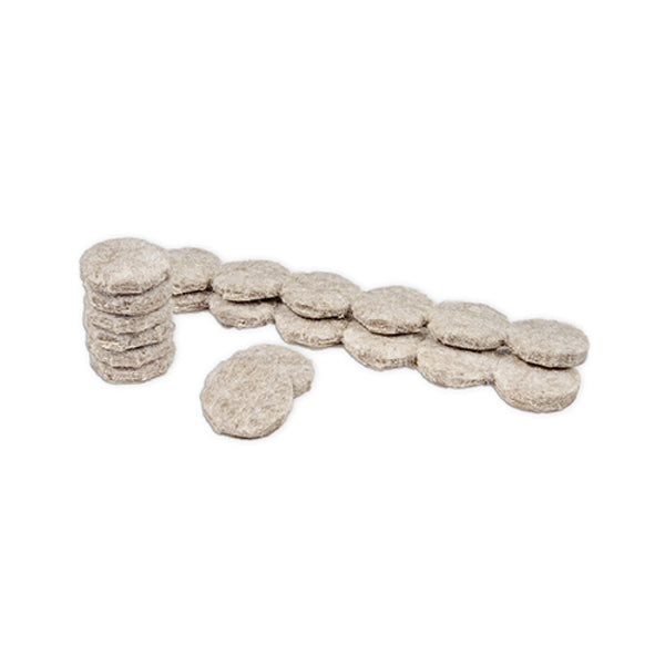 Richelieu America 93109TV Self Adhesive Felt Pads, 3/4", Tan