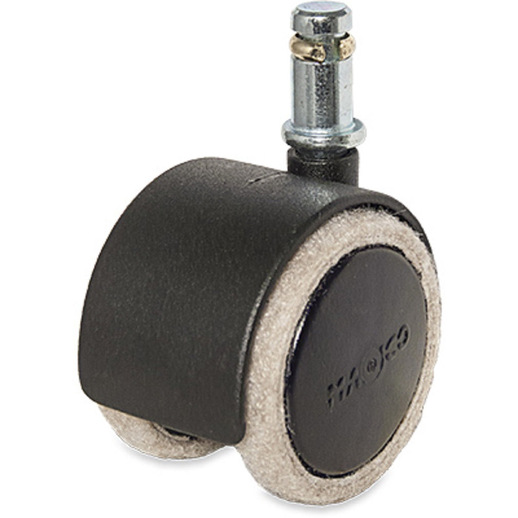 Richelieu F48033TV TruGuard Dual Wheel Caster, 2", Black/Tan