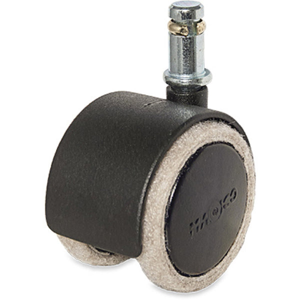 Richelieu F48033TV TruGuard Dual Wheel Caster, 2", Black/Tan