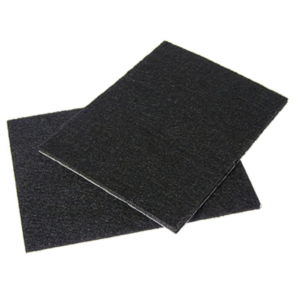 Richelieu 93500TV TruGuard Self-Adhesive Felt Pads, Black