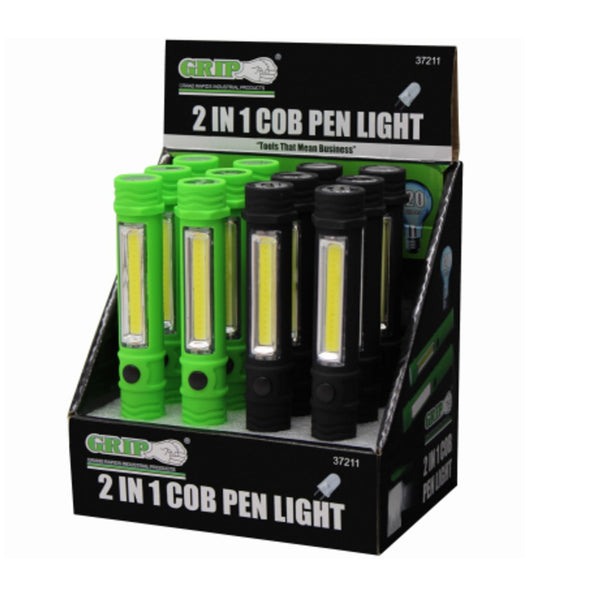 Grip On Tools 37211 2-in-1 Cob Led Pen Light