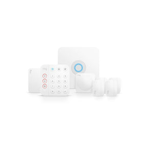 Ring 4K18SZ-0EN0 Plug-in Security Alarm Kit, White