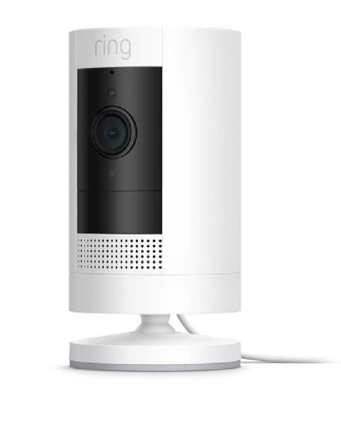 Ring 8SW1S9-WEN0 Ring Stick Up Cam Plug-In HD Security Camera, White