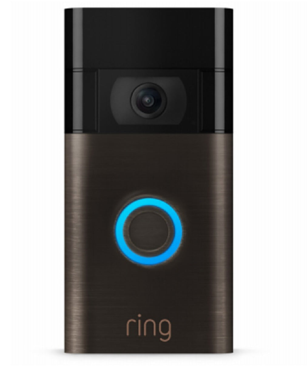 Ring 8VRASZ-VEN0 Video Doorbell, Venetian Bronze