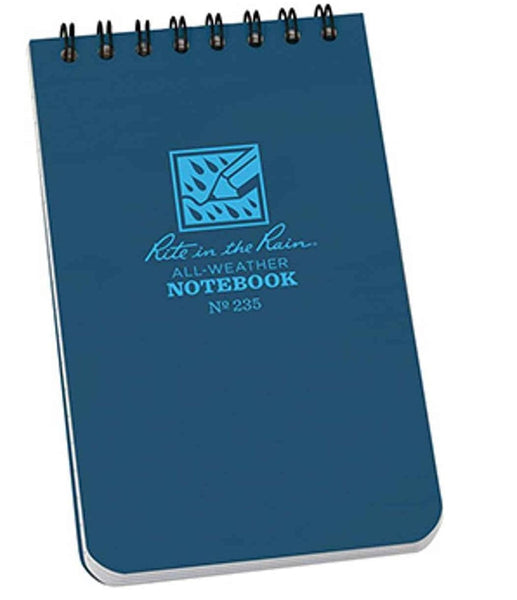 Rite in the Rain 235 Weatherproof Notepad, Blue