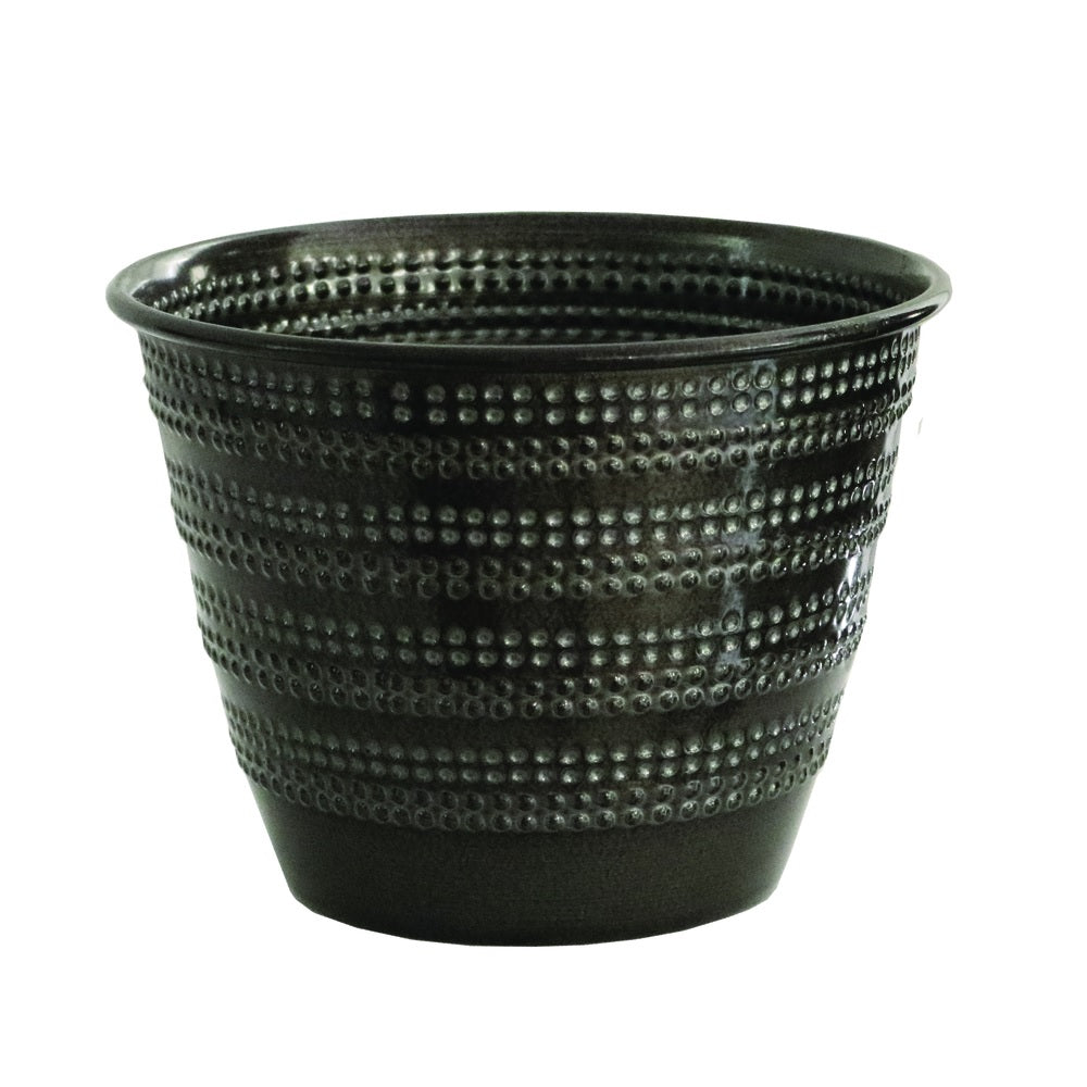 Robert Allen MPT01636 Cobblestone Planter, Graphite