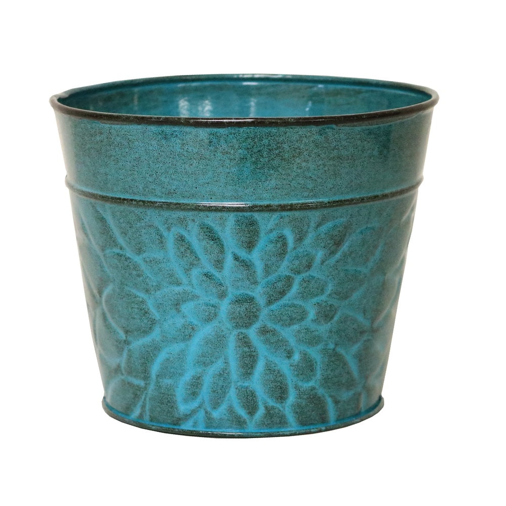 Robert Allen MPT02005 Laurel Planter, Lagoon Blue