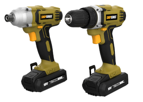 Rockwell SS1808 Hammer Drill and Impact Driver Combo Kit, 20 V
