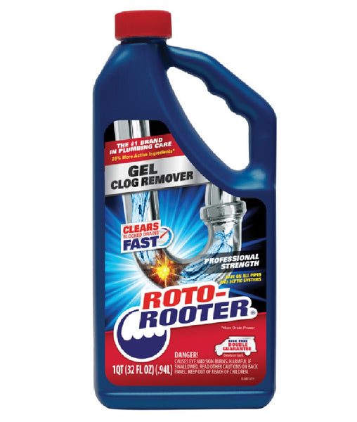 Roto Rooter 351403 Gel Clog Remover, 32 Ounce