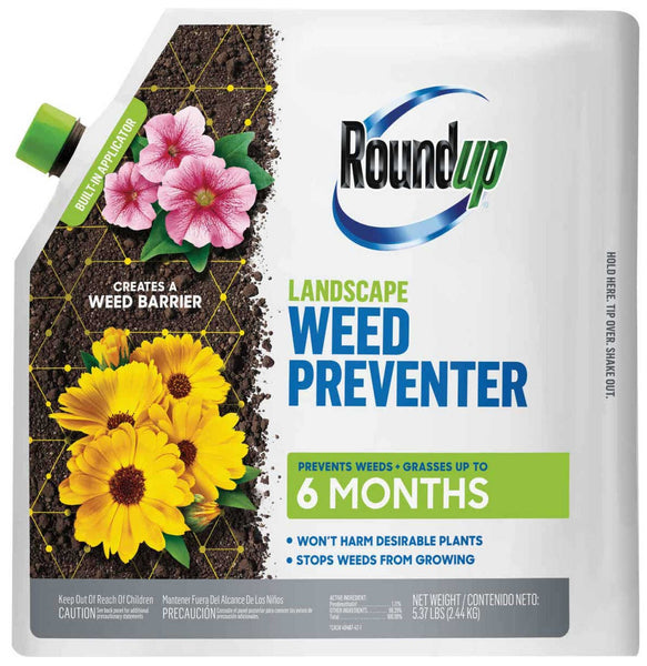 Roundup 5020510 Landscape Weed Preventer, 5.4 Lbs