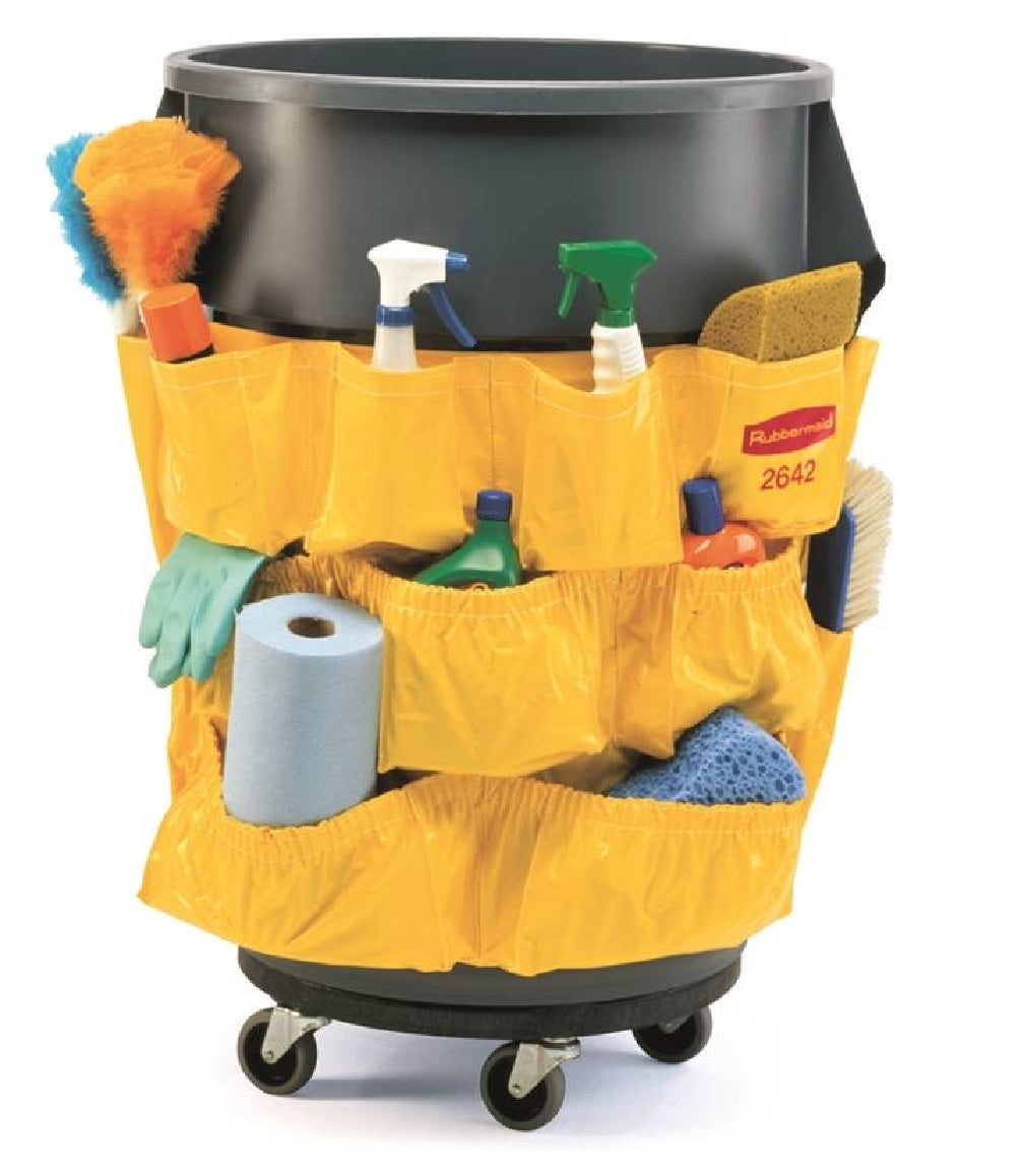 Rubbermaid FG264200YEL Brute Caddy Bag, Yellow