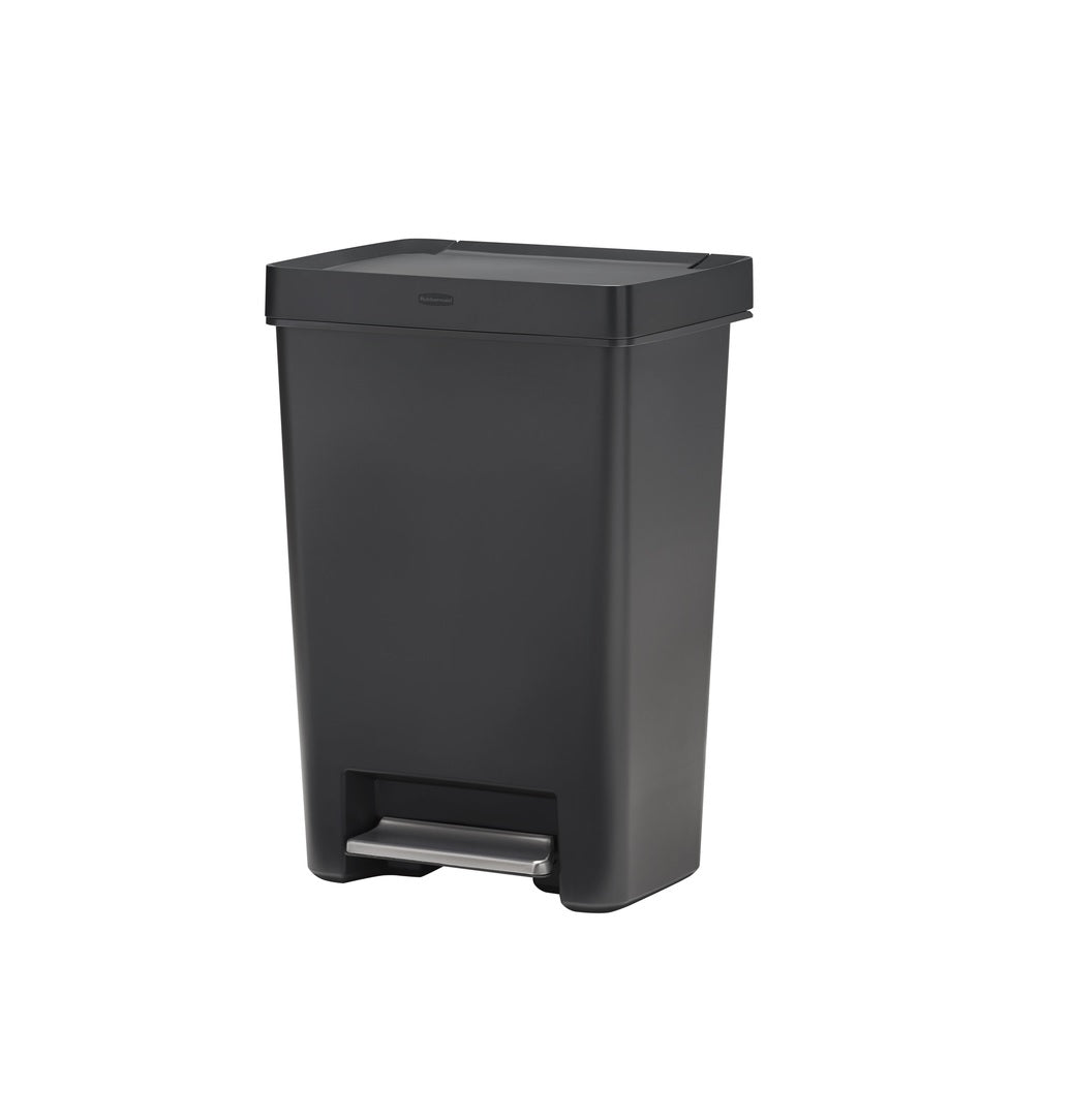 Rubbermaid 2120984 Premier Series II Step On Trash Can, Gray