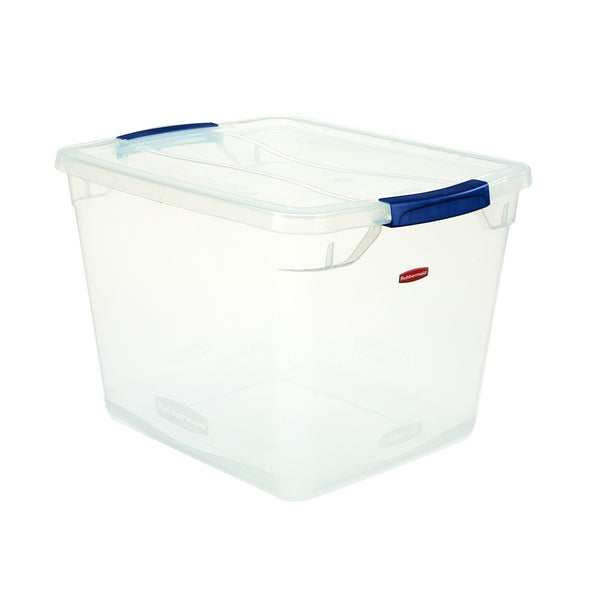 Rubbermaid RMCC300014 Clever Store Storage Container, 30 Quart