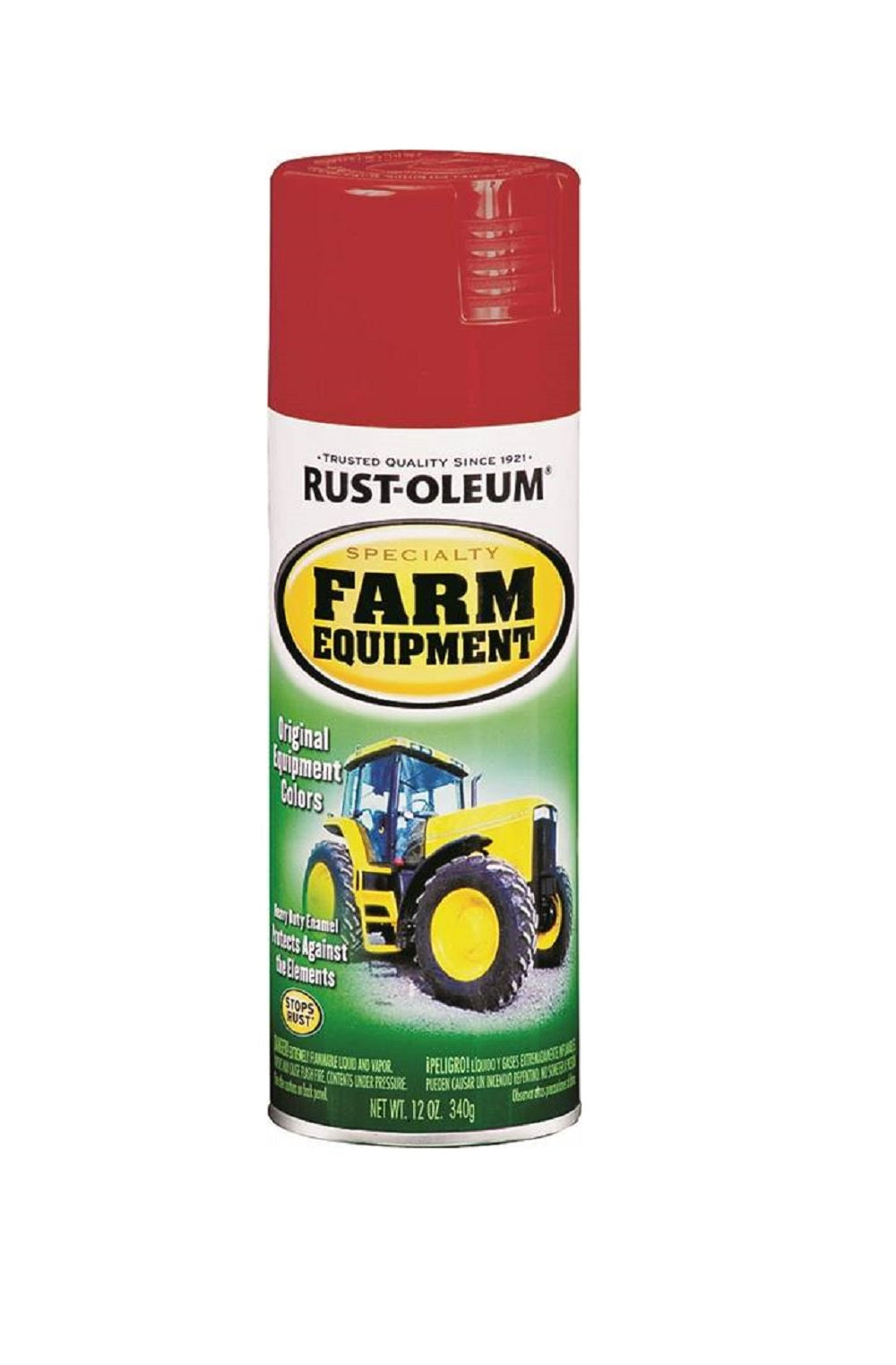 Rust-Oleum 280127 Farm Equipment Spray Paint, International Red