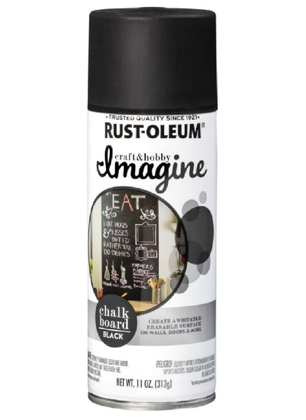Rust-Oleum 345690 Chalkboard Spray Paint, Black