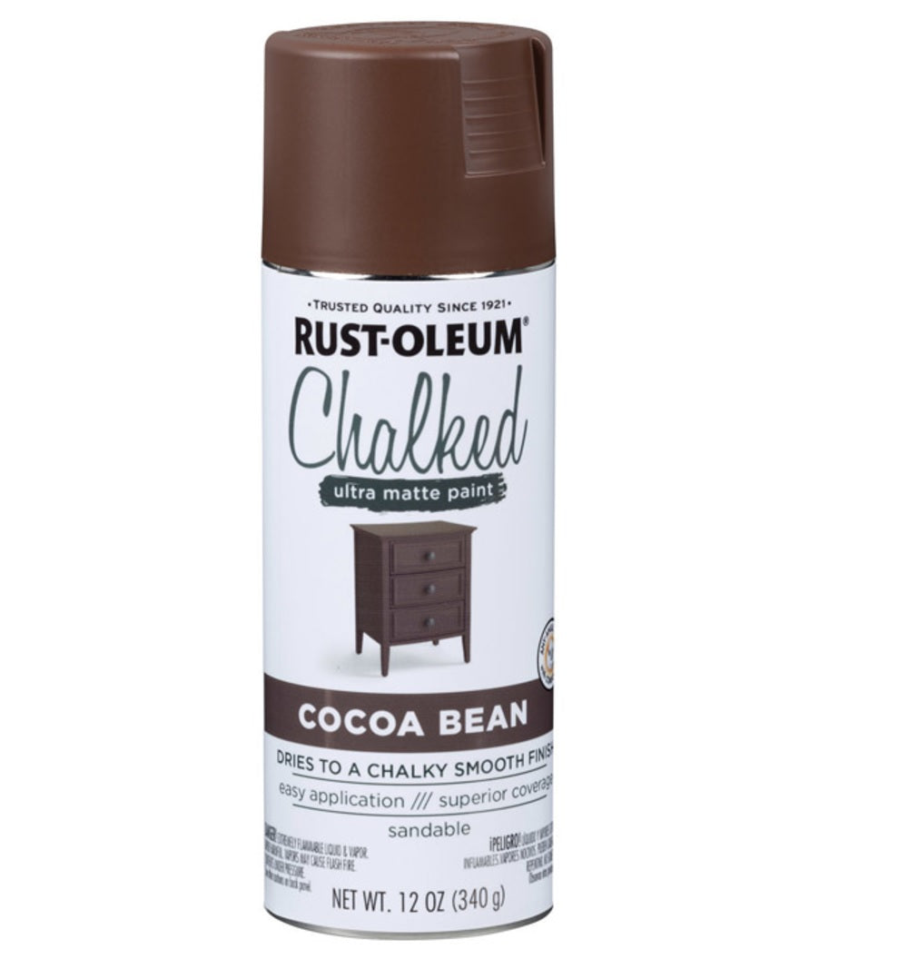 Rust-Oleum 329194 Chalked Ultra Matte Spray Paint, 12 Oz