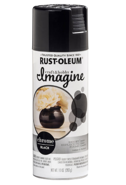 Rust-Oleum 353333 Chrome Spray Paint, Black