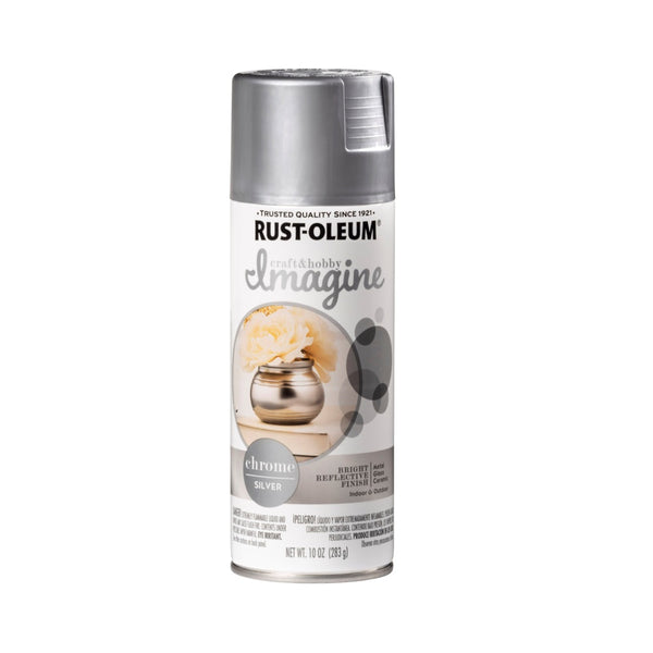 Rust-Oleum 353335 Chrome Spray Paint, Silver