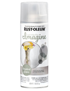 Rust-Oleum 354049 Craft & Hobby Imagine Spray Paint, Frosted Glass, 11 Ounce