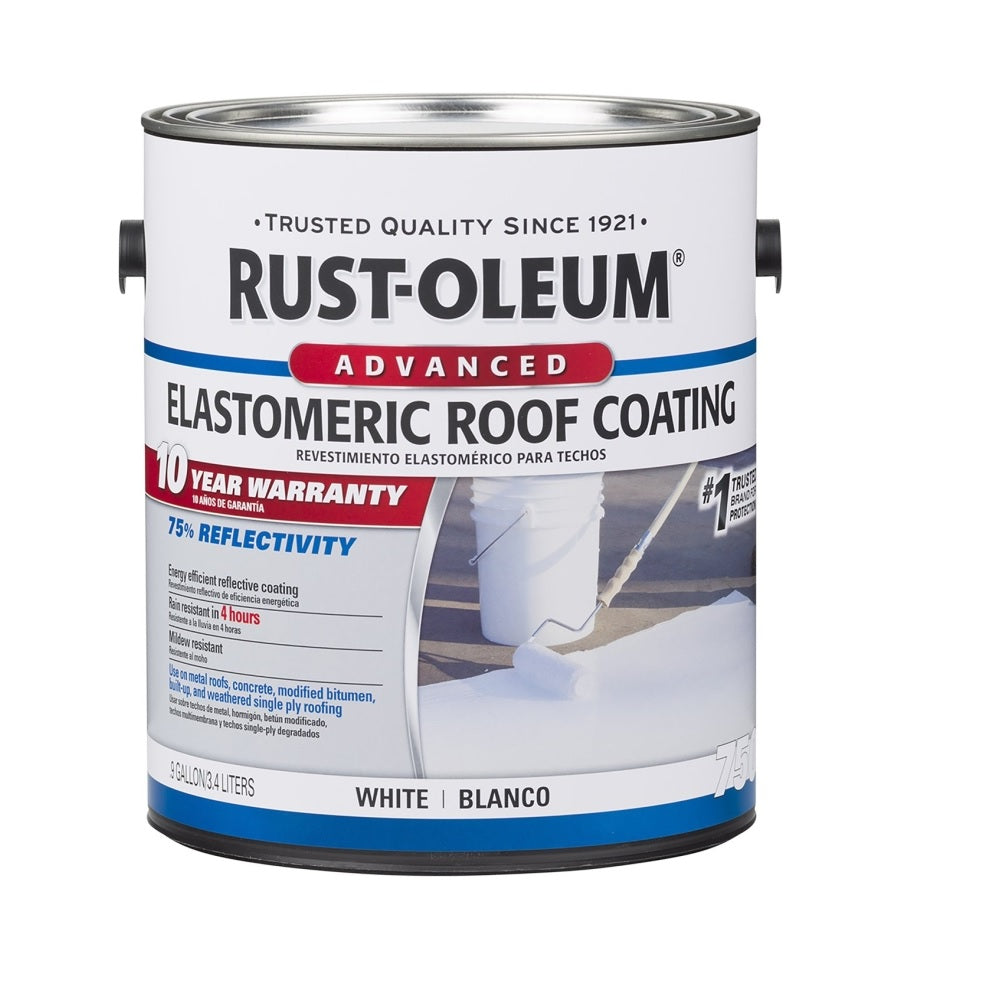 Rust-Oleum 301903 Elastomeric Roof Coating, 1 Gallon