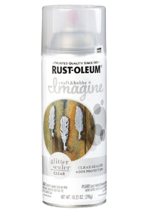 Rust-Oleum 345707 Glitter Spray Paint, Sealer
