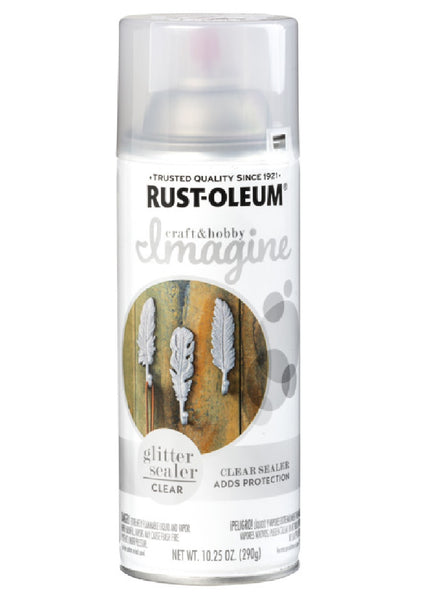 Rust-Oleum 345707 Glitter Spray Paint, Sealer