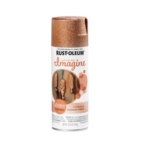 Rust-Oleum 354074 Glitter Spray Paint, Copper