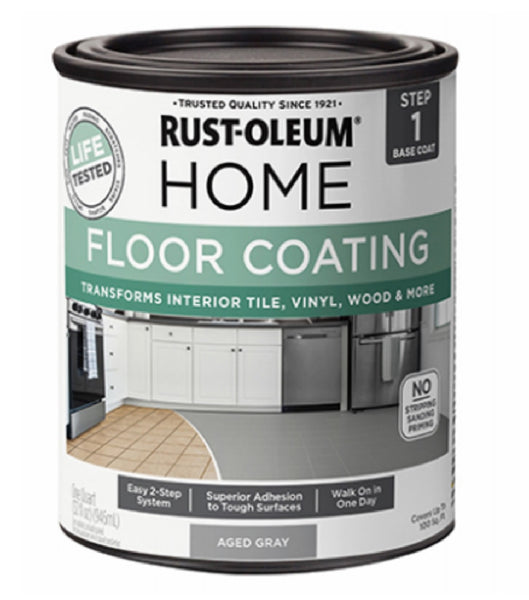 Rust-Oleum 365929 Home Floor Coating, Aged Gray