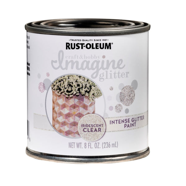 Rust-Oleum 345700 Imagine Craft & Hobby Intense Glitter Paint, 8 Oz