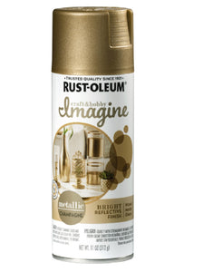 Rust-Oleum 354080 Metallic Spray Paint, Champagne