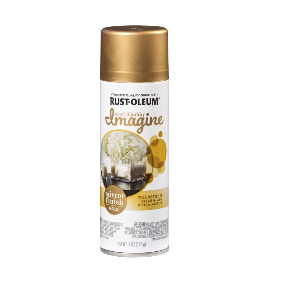 Rust-Oleum 353999 Mirror Spray Paint, Gold