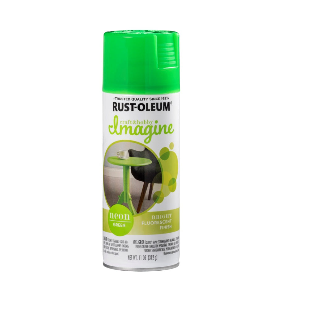 Rust-Oleum 345654 Neon Spray Paint, Green