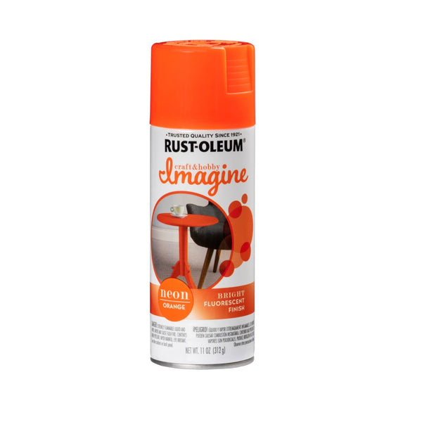 Rust-Oleum 345652 Neon Spray Paint, Orange