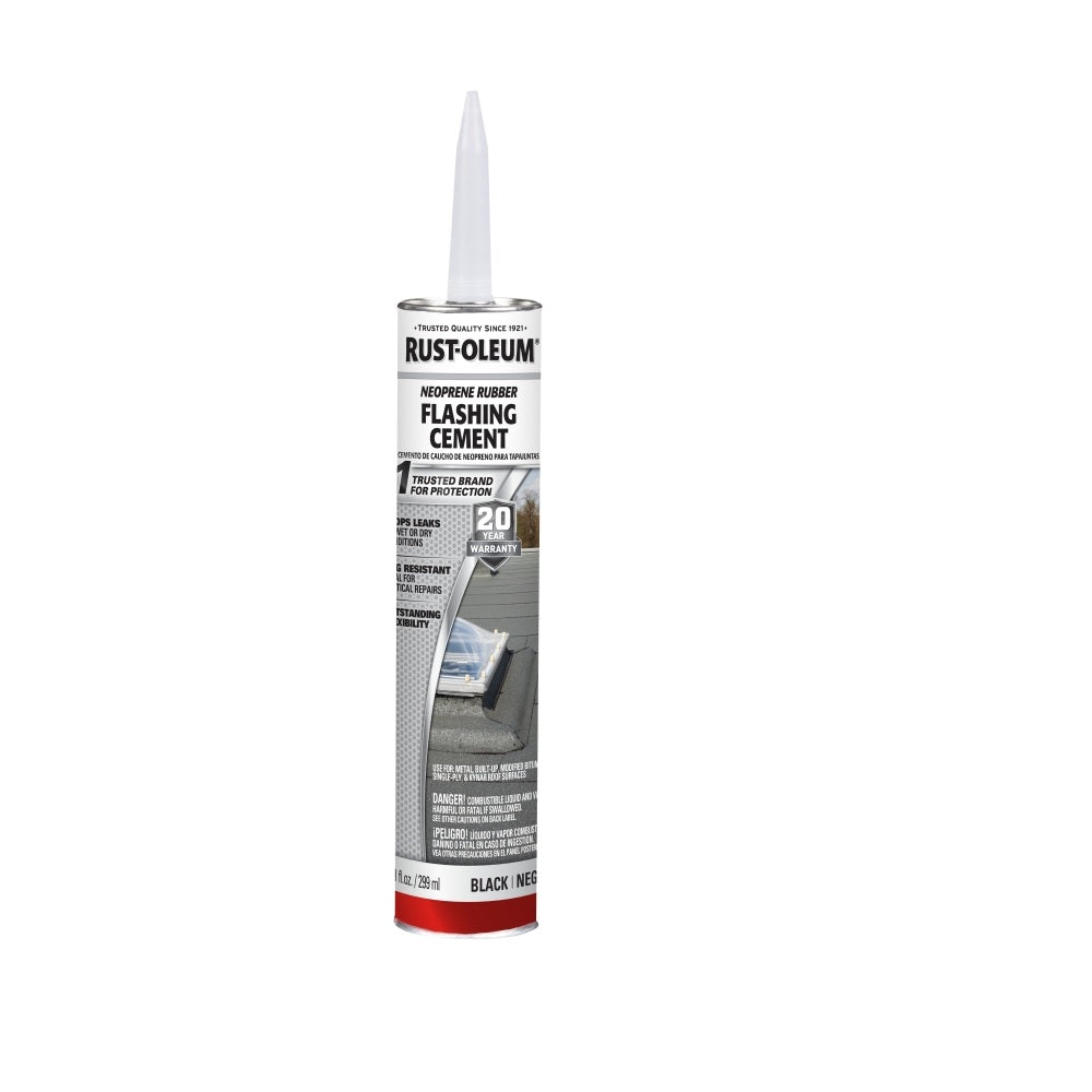 Rust-Oleum 301823 Neoprene Rubber Flashing Cement, 10.1 Oz