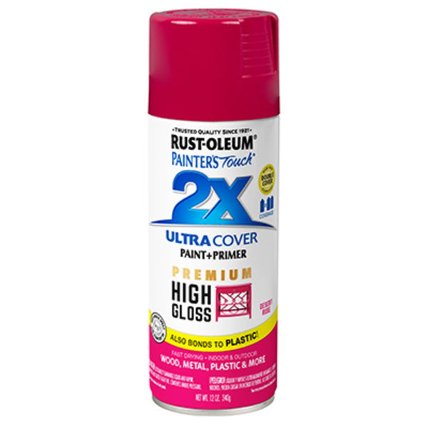 Rust-Oleum 331176 Painter's Touch Ultra Cover Premium Paint + Primer Spray Paint, 12 Oz