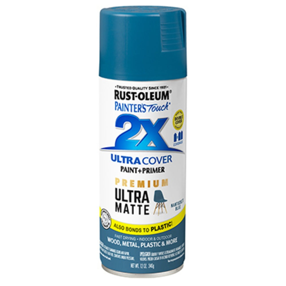 Rust-Oleum 331188 Painter's Touch 2X Premium Ultra Matte Spray Paint, 12 Oz