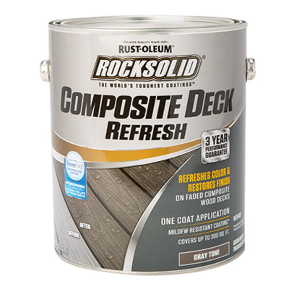 Rust-Oleum 350007 RockSolid Composite Deck Refresh, 1 Gallon