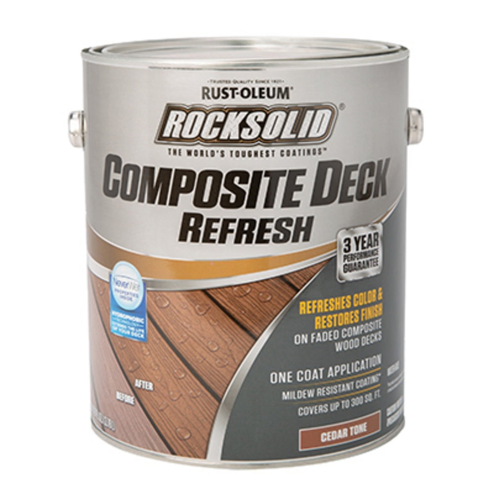Rust-Oleum 350058 RockSolid Composite Deck Refresh, 1 Gallon